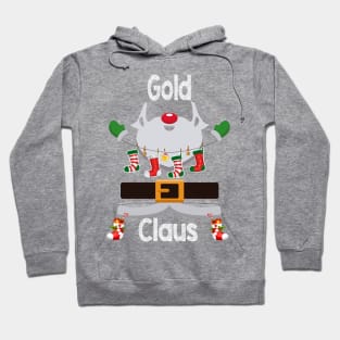 Gold Claus Santa Christmas Costume Pajama Hoodie